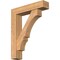 Ekena Millwork Balboa Block Smooth Bracket w/ Offset Brace, Western Red Cedar, 7 1/2"W x 34"D x 42"H BKT0806X34X42BOA05SWR - alternate 1